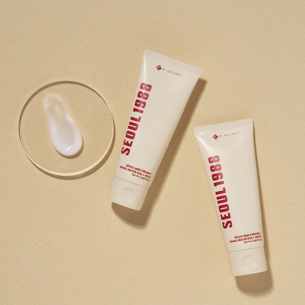 K‑SECRET - Seoul 1988 Cream Snail Mucin 93% + Rice (Original)