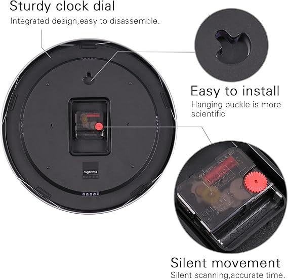 Wall Clock with Temperature & Humidity