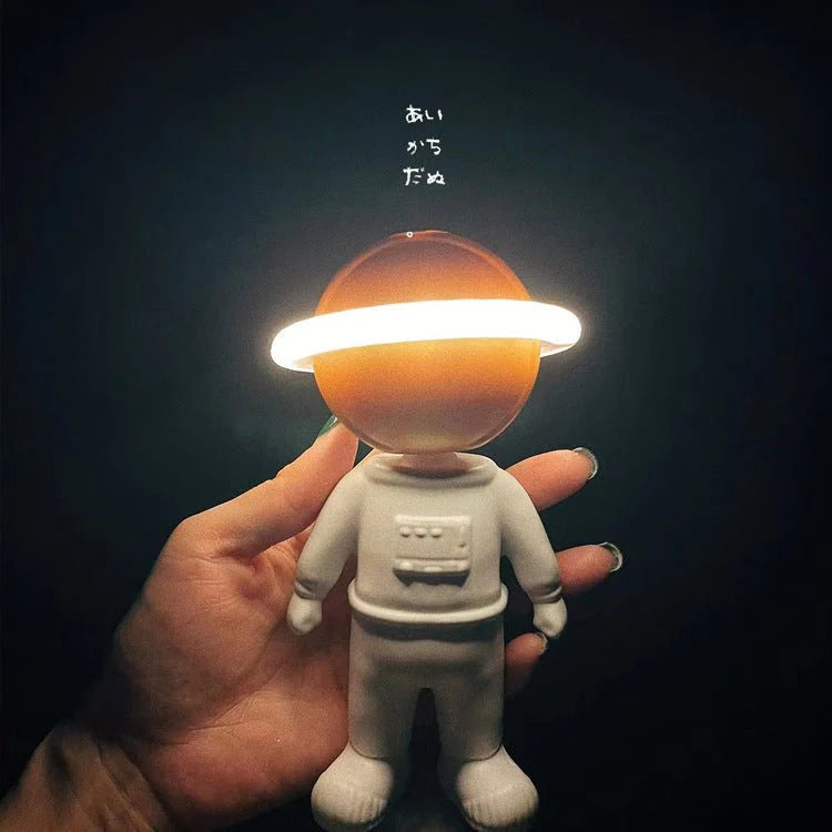 Astronaut Star Projector Lamp Ins Touch Usb Charging Night Light Rotatable Bedside Atmosphere Lights Lamp Bedroom Decor