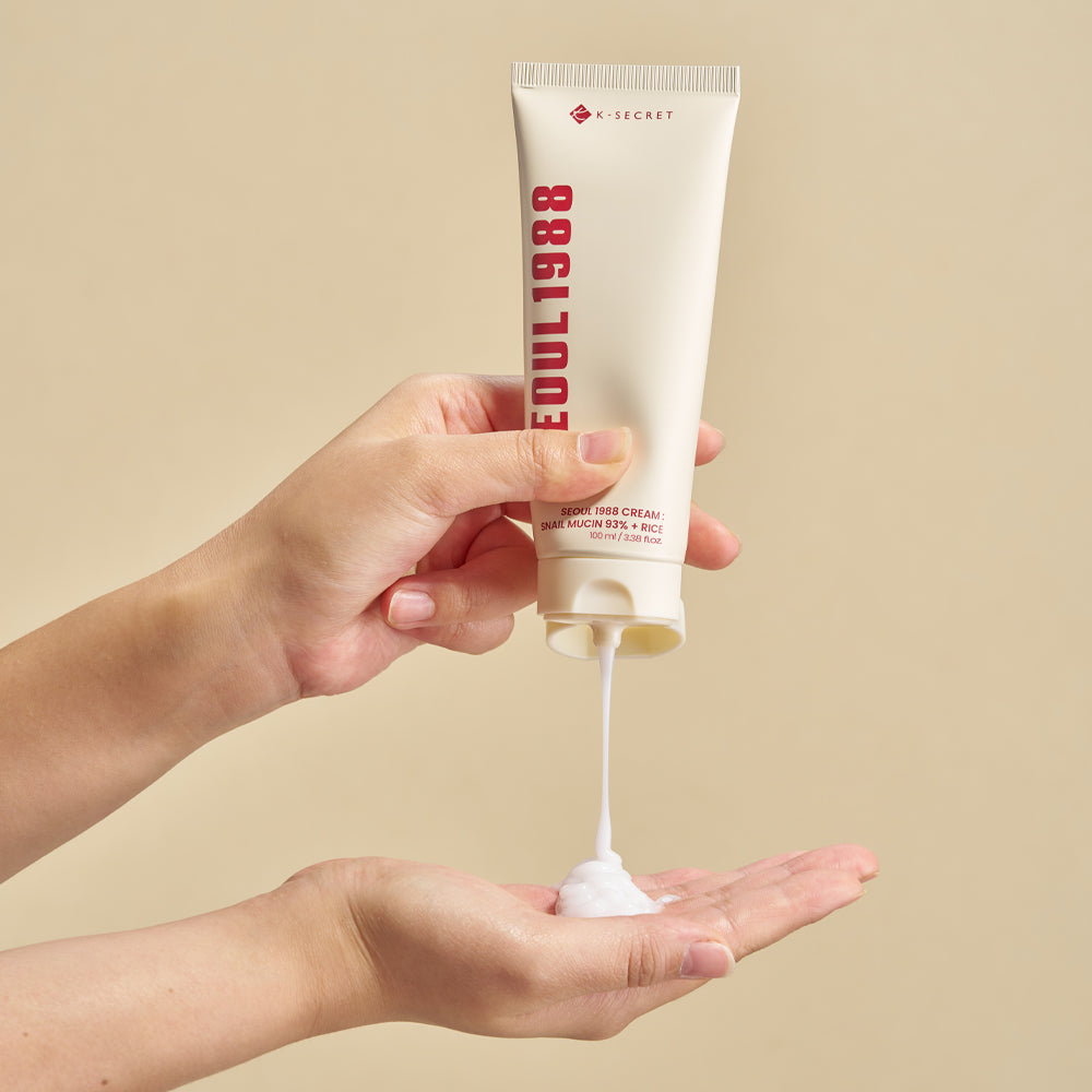 K‑SECRET - Seoul 1988 Cream Snail Mucin 93% + Rice (Original)